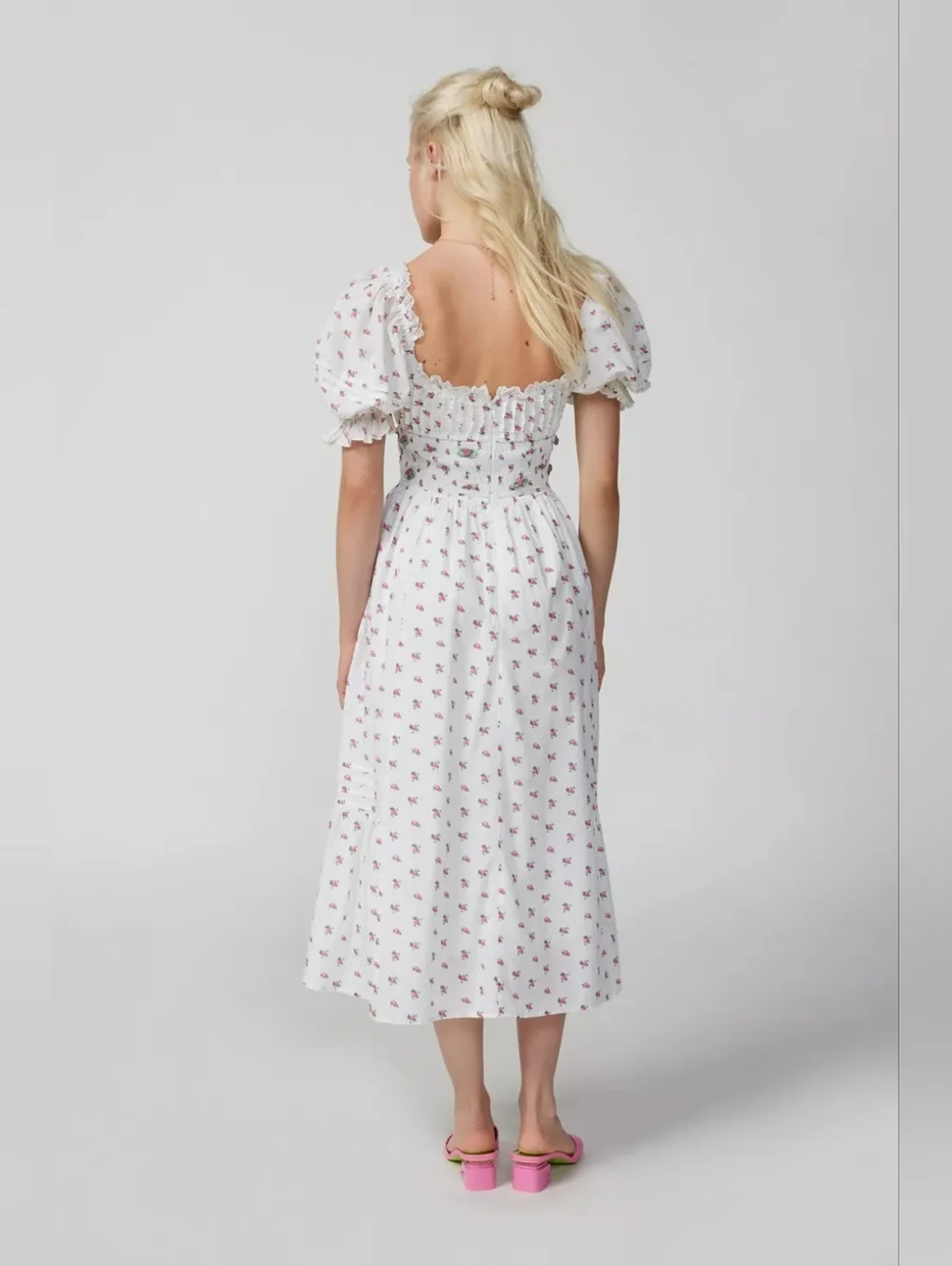 For Love & Lemons | Guisti Floral Midi Dress - Picture 3 of 12